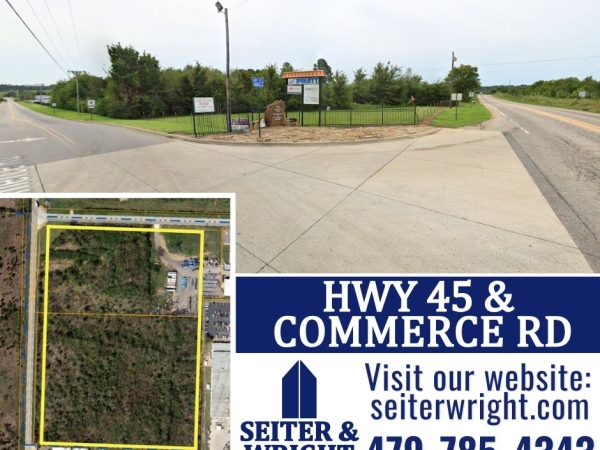 Listing Image #1 - Land for lease at HWY 45 and Commerce Road, Fort Smith AR 72916