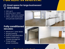 Industrial property for lease in Wichita, KS