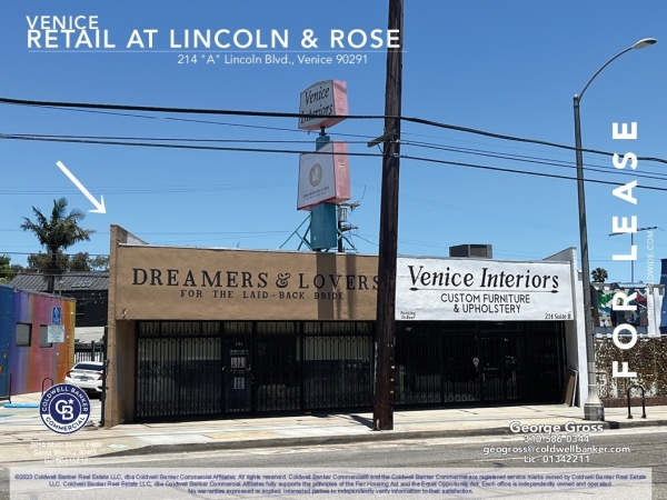 Listing Image #1 - Retail for lease at 214 Lincoln, Venice Beach CA 90291