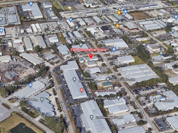 Listing Image #1 - Industrial for lease at Commerce Center, Unit B, Commerce Place, Myrtle Beach SC 29577