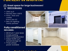 Industrial property for lease in Wichita, KS