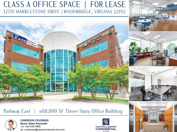 Listing Image #1 - Office for lease at 12701 Marblestone Drive, Suite 110, Woodbridge VA 22192