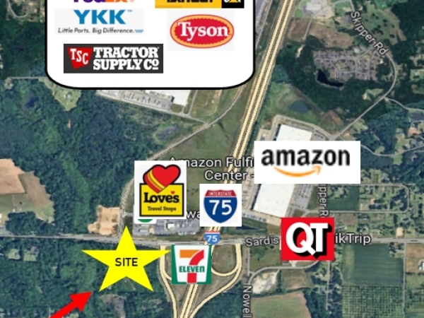 Listing Image #1 - Land for lease at 5250 Sardis Church Rd, Macon GA 31216