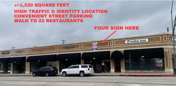Listing Image #1 - Retail for lease at 103 W Foothill Blvd, Monrovia CA 91016