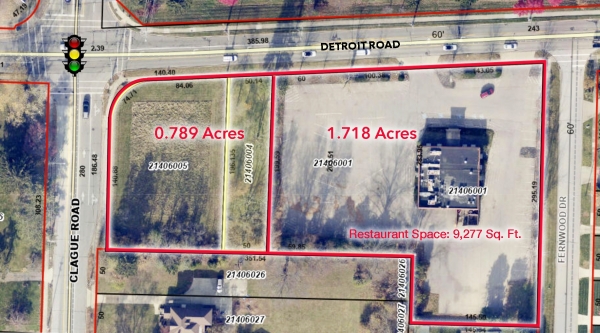 Listing Image #1 - Land for lease at 23655 Detroit Rd, Westlake OH 44145