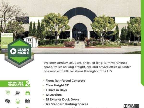 Listing Image #1 - Industrial for lease at 1001 Doubleday Ave., Ontario CA 91761