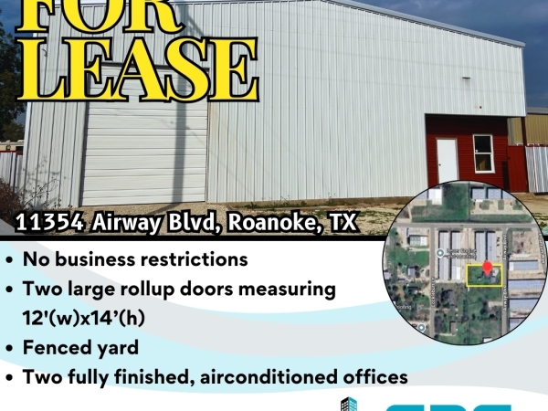 Listing Image #1 - Industrial for lease at 11354 Airway Blvd, Roanoke TX 76262