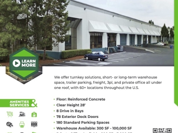 Listing Image #1 - Industrial for lease at 20024 85th Ave., Kent WA 98031