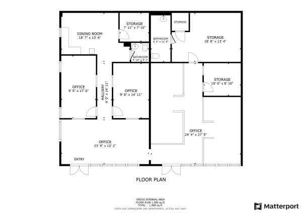 Listing Image #2 - Office for lease at 71 25th st Suite 7 & 8, Billings MT 59102