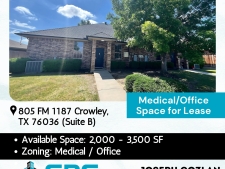 Office property for lease in Crowley, TX