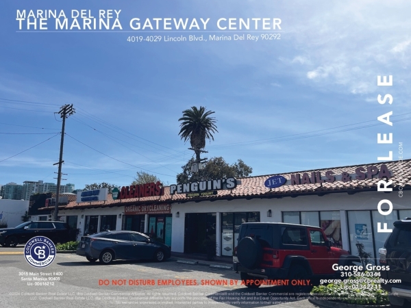 Listing Image #1 - Retail for lease at 4025 Lincoln Blvd., Marina del Rey CA 90292