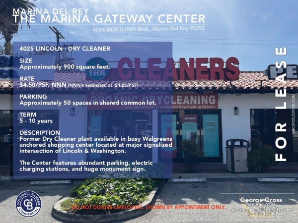 Listing Image #2 - Retail for lease at 4025 Lincoln Blvd., Marina del Rey CA 90292