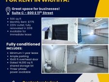 Industrial property for lease in Wichita, KS
