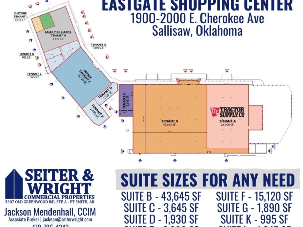 Listing Image #1 - Retail for lease at 2000 E. Cherokee Ave, Sallisaw OK 74955