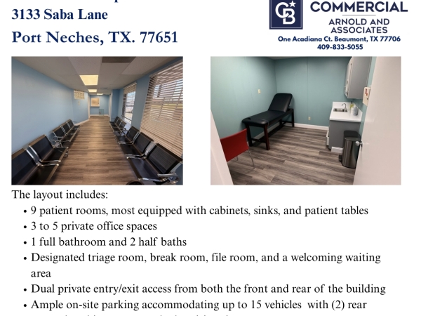 Listing Image #2 - Office for lease at 3133 Saba Lane, Port Neches TX 77651