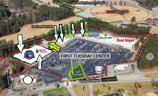 Listing Image #1 - Retail for lease at 1004 Bankhead Hwy, First Tuesday Center (Unit C-35), Carrollton GA 30117