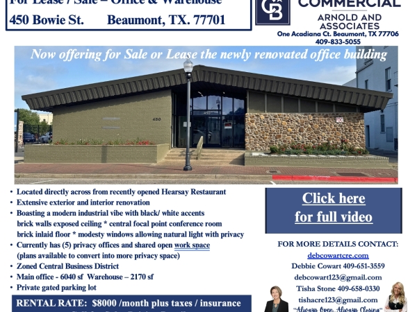Listing Image #2 - Office for lease at 450 Bowie St, Beaumont TX 77701
