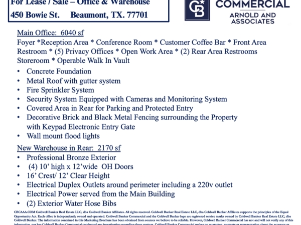 Listing Image #3 - Office for lease at 450 Bowie St, Beaumont TX 77701
