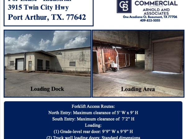 Listing Image #3 - Industrial for lease at 3915 Twin City Hwy, Port Arthur TX 77642