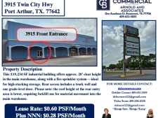 Industrial for lease in Port Arthur, TX