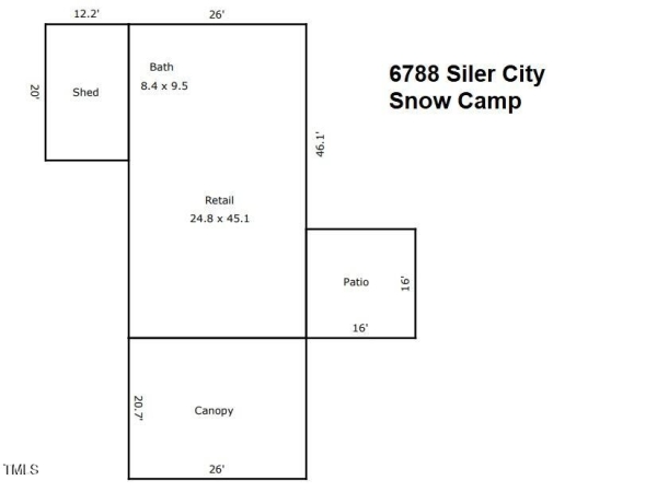 Listing Image #2 - Industrial for lease at 6788 Siler City Snow Camp Road, Siler City NC 27344