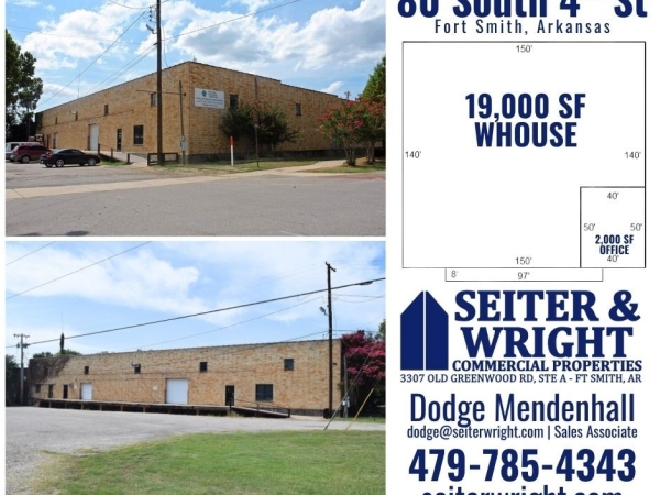 Listing Image #1 - Industrial for lease at 80 South 4th Street, Fort Smith AR 72901
