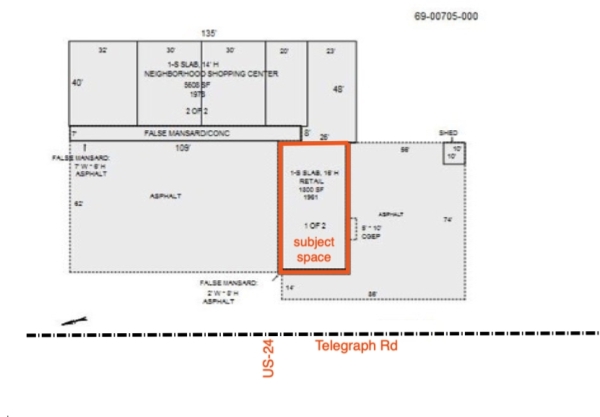 Listing Image #3 - Retail for lease at 524 N Telegraph, Monroe MI 48162 Listing Image #3 - Retail for lease at 524 N Telegraph, Monroe MI 48162