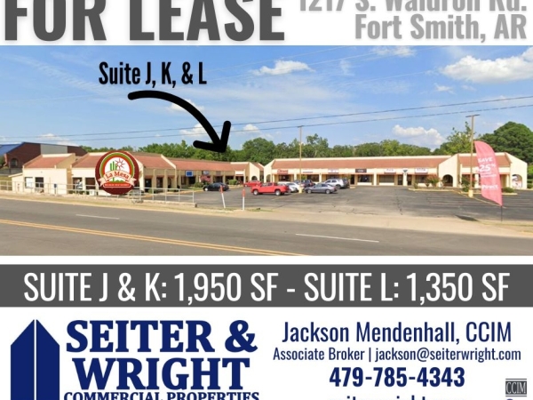 Listing Image #1 - Retail for lease at 1217 S. Waldron Rd, Suite JKL, Fort Smith AR 72903