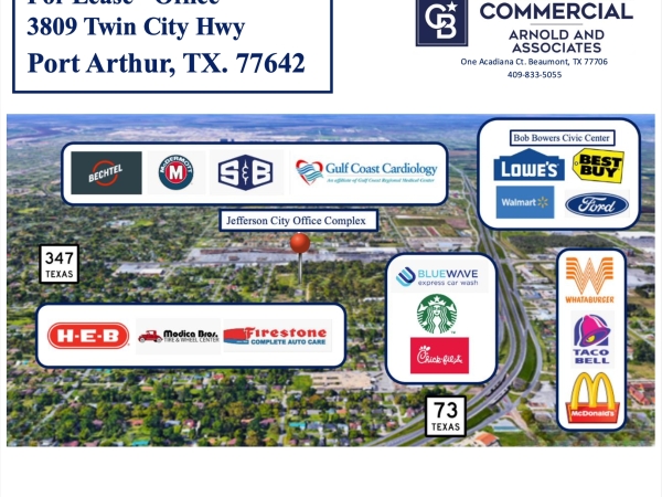 Listing Image #3 - Office for lease at 3809 Twin City Hwy, Port Arthur TX 77642