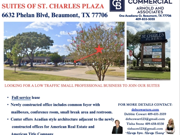 Listing Image #1 - Office for lease at 6632 Phelan Blvd, Beaumont TX 77706