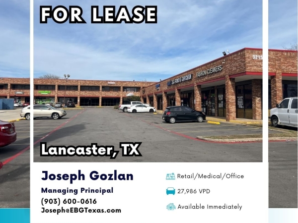 Listing Image #1 - Shopping Center for lease at 3215 W. Pleasant Run Dr. Lancaster, TX, Lancaster TX 75146