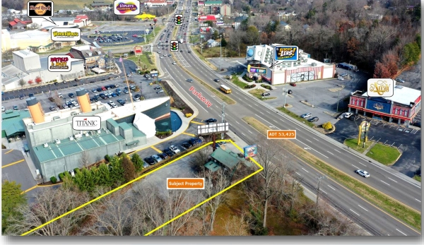 Listing Image #1 - Land for lease at 2140 Parkway, Pigeon Forge TN 37863 Listing Image #1 - Land for lease at 2140 Parkway, Pigeon Forge TN 37863