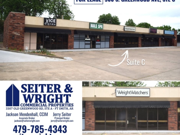 Listing Image #1 - Retail for lease at 900 S. Greenwood Ave, Suite C, Fort Smith AR 72901