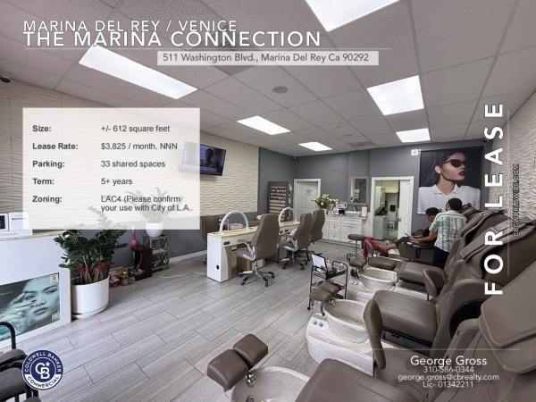 Listing Image #3 - Retail for lease at 511 Washington Blvd, Marina Del Rey CA 90292