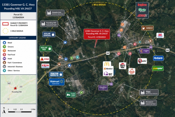 Listing Image #3 - Land for lease at 13381 Governor GC Peery Highway, Pounding Mill VA 24637