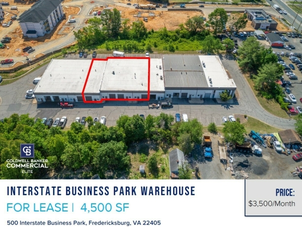 Listing Image #1 - Industrial for lease at 500 Interstate Business Park, Fredericksburg VA 22405