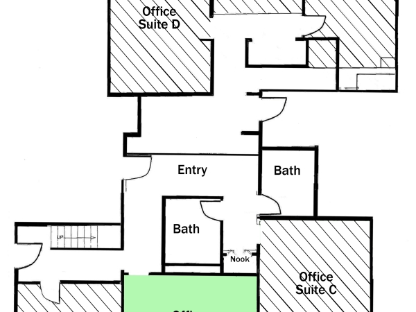 Listing Image #2 - Office for lease at 1031-B Jefferson St., Napa CA 94559 Listing Image #2 - Office for lease at 1031-B Jefferson St., Napa CA 94559