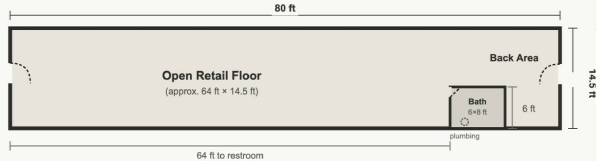 Listing Image #3 - Retail for lease at 36080 Goodwin Drive, Unit D, Locust Grove VA 22508 Listing Image #3 - Retail for lease at 36080 Goodwin Drive, Unit D, Locust Grove VA 22508