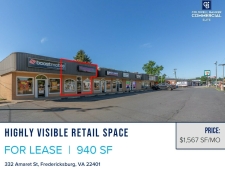 Retail property for lease in Fredericksburg, VA
