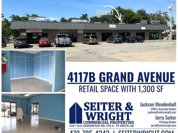 Listing Image #1 - Retail for lease at 4117B Grand Ave, Fort Smith AR 72904 Listing Image #1 - Retail for lease at 4117B Grand Ave, Fort Smith AR 72904