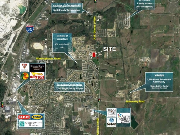 Listing Image #1 - Land for sale at Westinghouse Road & A.W. Grimes Boulevard, Georgetown TX 78626 Listing Image #1 - Land for sale at Westinghouse Road & A.W. Grimes Boulevard, Georgetown TX 78626