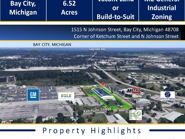 Listing Image #1 - Industrial for sale at 1515 N Johnson, Bay City MI 48708