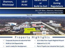 Industrial property for sale in Shannon, MS