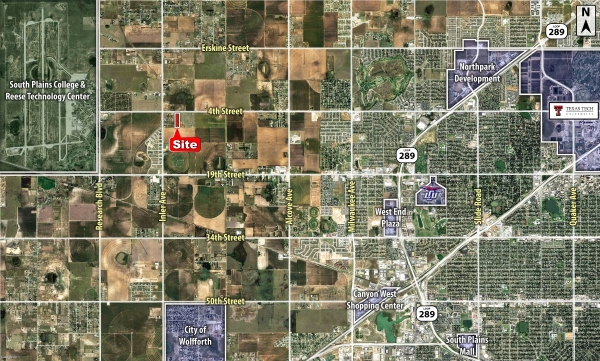 Listing Image #2 - Land for sale at SEQ 4th & Inler - 12.5 AC, Lubbock TX 79416