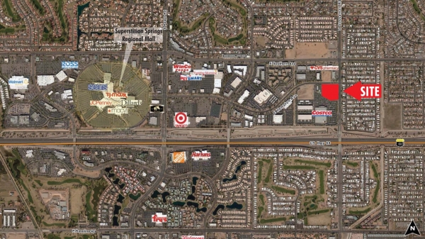 Listing Image #1 - Land for sale at SWC Sossaman Road & Hampton Avenue, Mesa AZ 85208