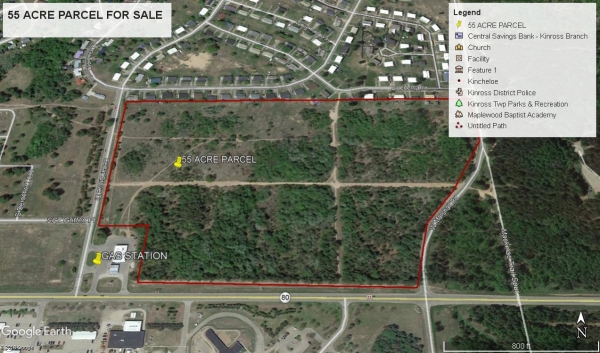 Listing Image #2 - Land for sale at 0 M-80, Kincheloe MI 49788