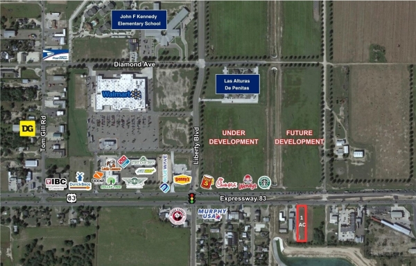 Listing Image #2 - Land for sale at SE Expressway 83, Penitas TX 78576