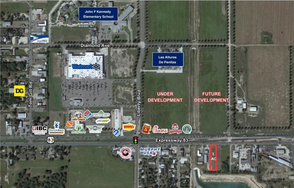 Listing Image #2 - Land for sale at SE Expressway 83, Penitas TX 78576