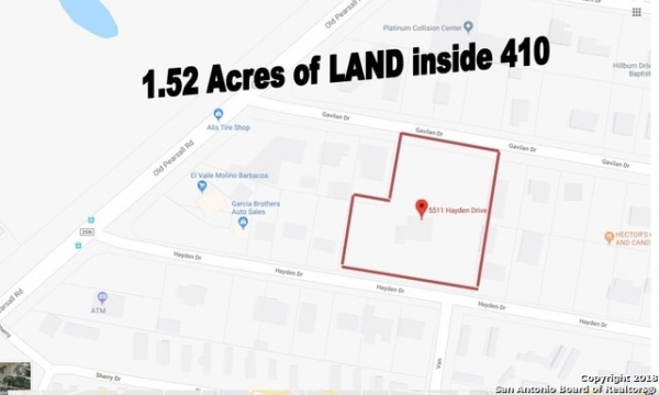 Listing Image #1 - Land for sale at 5511 Hayden Dr, San Antonio TX 78242