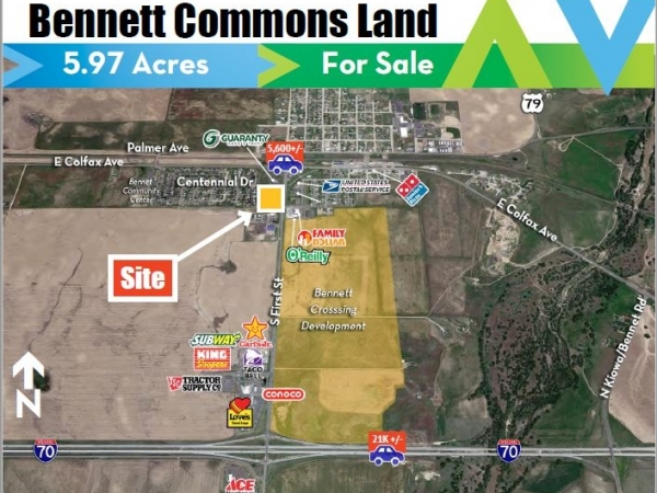 Listing Image #1 - Land for sale at 100 Centennial Drive, Bennett CO 80102 Listing Image #1 - Land for sale at 100 Centennial Drive, Bennett CO 80102
